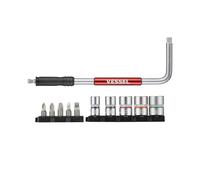 VESSEL Mango en L de 2 vías de velocidad, 11 piezas, juego n.º SLH21U