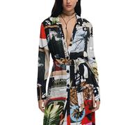 Desigual Vestido largo COLLAGE LACROIX in Multicolor EU S