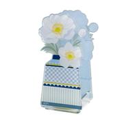 VESTA Ambientador Mini Aria - Fragancia Destino by Chiara Firenze - Celeste - 50 ml - Cristal acrílico - Elaboración artesanal - Idea regalo - Fabricado en Italia