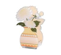 VESTA Ambientador Mini Dalia - Fragancia Anima by Chiara Firenze - Amarillo - 50 ml - Cristal acrílico - Elaboración artesanal - Idea regalo - Fabricado en Italia