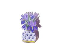 VESTA Ambientador mini Iris - Fragancia Anima by Chiara Firenze - Violeta - 50 ml - Cristal acrílico - Elaboración artesanal - Idea regalo - Fabricado en Italia