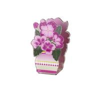 VESTA Ambientador mini Primula - Fragancia Anima by Chiara Firenze - Rosa - 50 ml - Cristal acrílico - Elaboración artesanal - Idea regalo - Fabricado en Italia