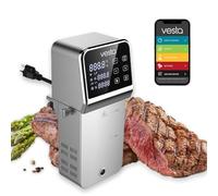 Vesta Precision Roner de Cocina Profesional para Cocinar a Baja Temperatura Sous Vide SV330 | Incluye App de Control Wi-Fi | Capacidad de Bomba 10L/min, Hasta 80 Litros, 15,5x17,4x31,9cm