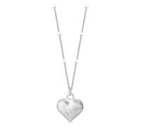 Vestamore Collar con colgante de corazón para mujer, plata de ley 925, chapado en oro de 18 quilates, sin plomo ni níquel, embalaje listo para regalo