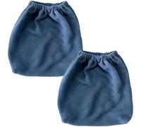 Vestamore Juego de 2 bolsas de estribo de caballo de felpa, fundas de hierro equino de 7.87 pulgadas, resistentes a los arañazos, con cordón elástico