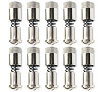 Vestamore Silver Tools - Abrazadera de fijación, 10 piezas, tornillo de pie prensatelas de cambio rápido, piezas de máquina de coser, repuesto universal industrial