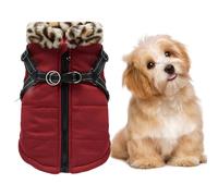 Veste d’Hiver pour Chien de compagnie | Manteau Chaud d'hiver réfléchissant pour chiot | Manteau d'hiver pour Chien Avec fermeture éclair au Dos pour la randonnée, le Camping, la Course, la randonné