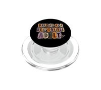 Vestida como un Adulto Responsable Divertido PopSockets PopGrip para MagSafe