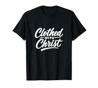 Vestida de Cristo Versículo de Las Escrituras de fe Cristiana Camiseta
