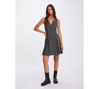 Vestido ajustado tipo pichi gris moyen mujer 40