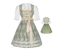 Vestido Alemán Oktoberfest - Vestido De Rol Bávaro, Estilo De Vestuario Popular | Atuendo De Fiesta De Cosplay Para Niñas, Ropa De Carnaval De Halloween, Vestuario De Actuación De Teatro, Mirada De Ve