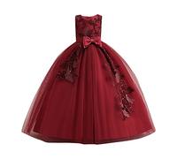 Vestido Blanco NiñA-Nuevo Vestido para NiñOs Vestido De Princesa Lentejuelas para NiñOs Grandes Y Vestido Largo De Vestido De InterpretacióN De Piano