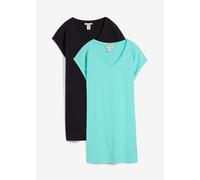 Vestido camisero de algodón orgánico puro (2 unidades) 36/38