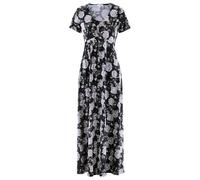 Vestido camisero largo de mezcla de viscosa fluida 44/46