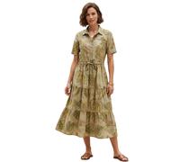 Vestido camisero mujer Desigual Agora color caqui degradado XS