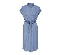 ONLY Onlpema Hannover SS Dnm SH Vestido Qyt, Medio Azul Denim, S para Mujer