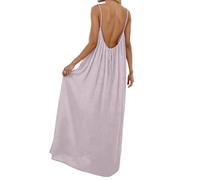 Vestido casual para mujer, diseño sin mangas, estilo cómodo y versátil para fines de semana, vacaciones, fiestas y viajes, diseño relajado para vestir de temporada, complemento útil para un armario