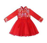 Vestido Ceremonia NiñA-NiñOs PequeñOs BebéS NiñAs NiñOs Hada Vestidos para El Calendario Chino AñO Nuevo Vestidos De Princesa Bordado Traje Tang Trajes De Rendimiento