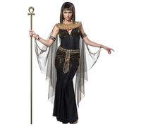 Vestido Cleopatra Egipcia Negro Disfraz Adulto California Costumes