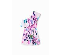 Vestido corto asimétrico Desigual M. Christian Lacroix L