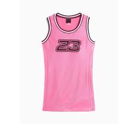 Vestido corto con logo Relaxed Jordan Jersey para mujer Rosa M