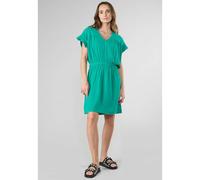 Vestido corto, corte en V Mujer Talla XS. Color Verde