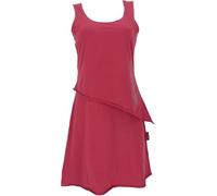 Vestido corto de algodón orgánico en capas, sin mangas, pimentón, Paprika, 38
