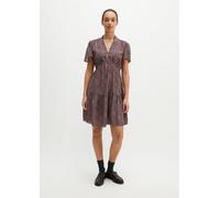 Vestido corto de corte en A Dark Red 34