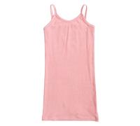 Vestido Corto de Espalda Abierta sin Mangas para niños pequeños y niñas, Cuello Halter, Falda con Vuelo, Cintura elástica, Ideal para Verano y Playa, Tallas 2-8.