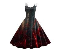Vestido corto de los años 50 para mujer, retro, vintage, cóctel, boda, sin mangas, tirantes delgados, fruncido, abertura, acampanado, vestido vintage blanco sin mangas, parte inferior de los años 50
