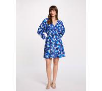 Vestido corto de patinadora multicolor mujer 38