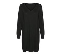 Vestido corto de punto brillante Mujer Talla S. Color Negro