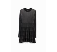 Vestido corto en tejido acanalado Desigual XL