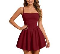 Vestido Corto Mujer de Vestir Elegante Vestidos Cortos Boho para Verano Playa y Fiesta Ropa Femininos Sexy Transpirable Ligera Comoda para Uso Diario Viajes y Celebraciones