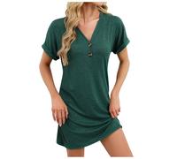 Vestido Corto Mujer Fiesta Elegante Vestidos Cortos de Verano Boho Chic para Playa Ropa Femininos Sexy Transpirable Comoda para Celebraciones Viajes y Looks Diarios Diseño Moderno Adaptable a Todo