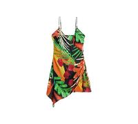 Vestido corto tropical