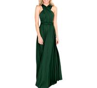 Vestido cruzado multiposición para mujer, sexy, sin espalda, vestido largo de noche, vestido de graduación, infinito, tirantes delgados, largo, elegante, boda, cóctel, fiesta, longitud hasta el suelo