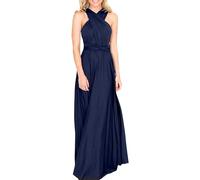 Vestido cruzado multiposición para mujer, sexy, sin espalda, vestido largo de noche, vestido de graduación, infinito, tirantes delgados, largo, elegante, boda, cóctel, fiesta, longitud hasta el suelo