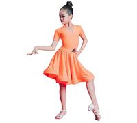 Vestido de Baile de salón Latino para niñas, Traje de Baile de salón con Gran Swing, Ropa de competición para Baile de salón, Salsa Latina, Tango, Falda, espectáculo en el Escenario
