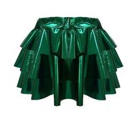 Vestido de Baile Infantil con Falda Tutú y Capas de Láminas Doradas para Niñas #1218E