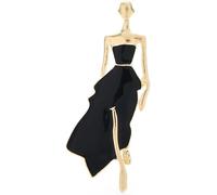 Vestido de belleza Lady Broches Mujeres Unisex Modelo Figura Fiesta Oficina Broch Pins Broches para mujeres