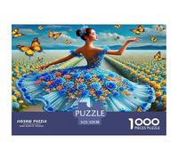 Vestido de Belleza Rompecabezas 1000 Piezas para Adultos Y Niños Bella Danza Infantil Impossible cochetón 3D Juego Familiar Idea De Regalo para Ella O É 52x38cm/1000pcs