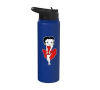 Vestido de Betty Boop Stainless Steel Insulated Water Bottle