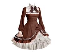 Vestido de Bowtie Disfraces de Cosplay Sleeve Lady Long Lace con el vestido de mujeres bow Disfraz De Cosplay De Grell Sutcliff Furries Traje Cosplay Cuerpo Completo