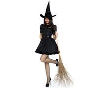 Vestido de bruja hechizante de 3 piezas sin...