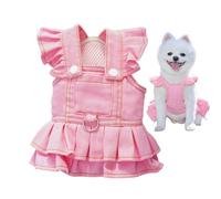 Vestido de Cachorro | Elegante Disfraz de Gatito, Ropa de Forro Suave y Transpirable, Vestido de para Gato Cachorro Gato Atracción Viva para Mascotas: Estilo y Colores claros