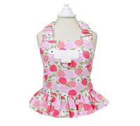 Vestido de Chaleco para s Patrón de Fruta Lindo Ropa de algodón de algodón para s sin Aliento para s pequeños Summer Ligero liviano Diseño Lavable (Patrón de Apple XL)