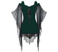 Vestido de corsé para mujer, tallas grandes, vestido de Halloween, vestido de estado, disfraz renacentista, ropa medieval, manga trompeta, vestido de vapor, punk, vestido maxi, vestido de corpiño de