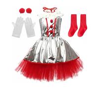 - Vestido de cosplay para niñas, conjunto de disfraces de niñas, vestido de tul para niñas Cosplay, traje de de temporada para niñas de 2 a 12 años para