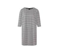 Vestido de cuadros con manga 3/4 para mujer